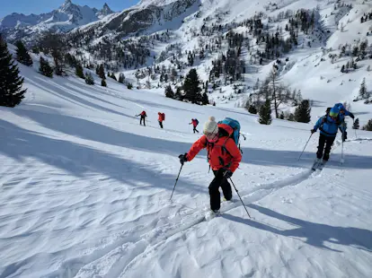 Nevache guided ski touring