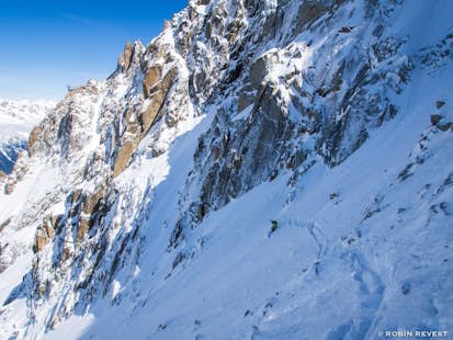Steep skiing and couloirs course in the Ecrins