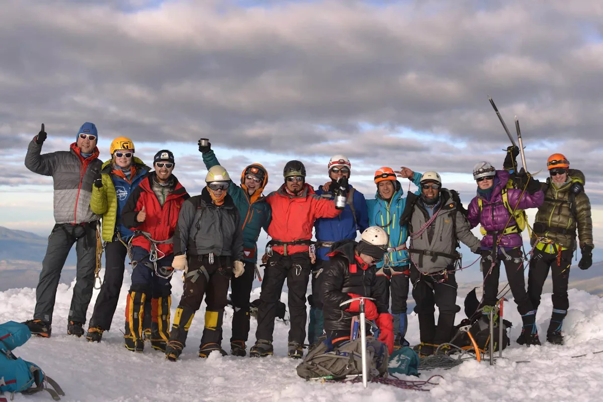 Cayambe Volcano 2-day guided climbing trip. 2-day trip. IFMGA guide