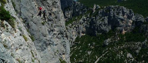 5-day rock climbing course in Gorges du Verdon