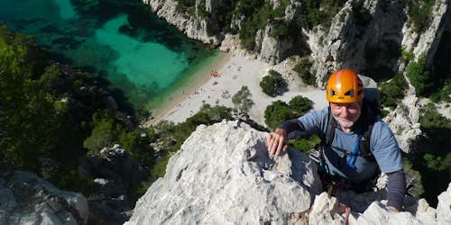 Calanques rock climbing week in Marseille and Cassis