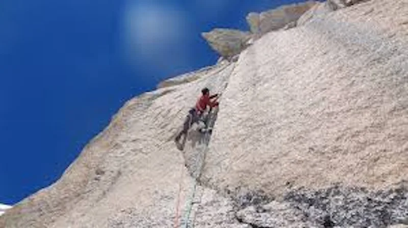 rock climbing in Chamonix