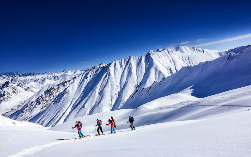 Backcountry Skiing in Kazbegi