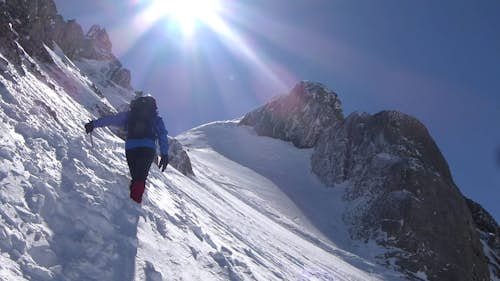 Winter ascent to Monte Perdido in the Pyrenees