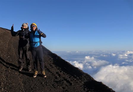 Climbing Mount Fuji from June to September