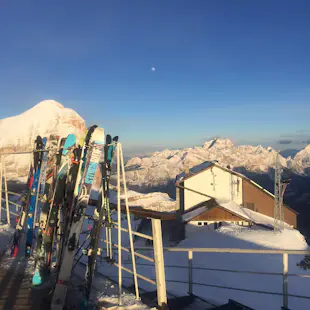 6-day guided ski safari in the Dolomites
