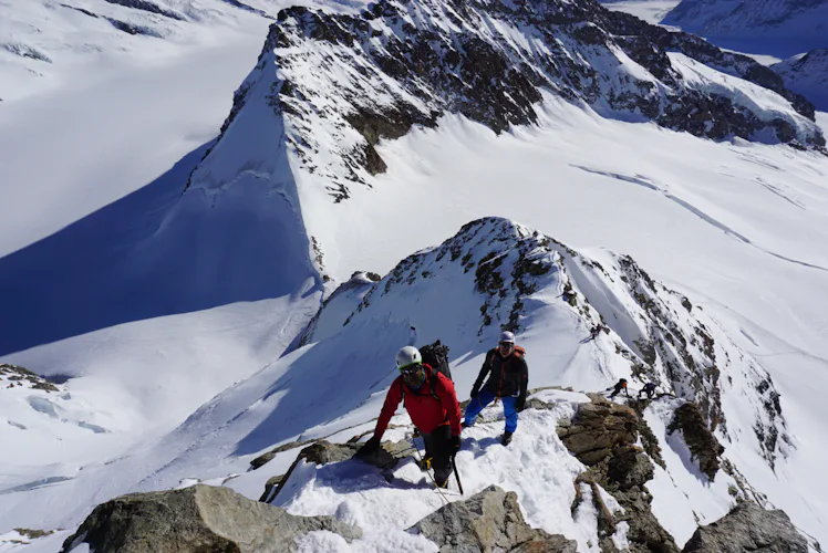 Jungfrau and Monch climb