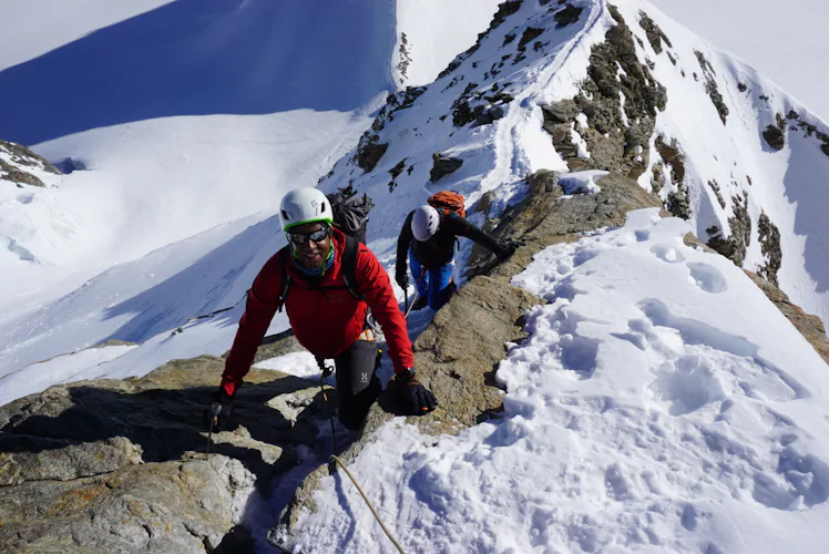 Jungfrau and Monch guided ascent