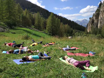 Trail, yoga and well-being in Les Saisies