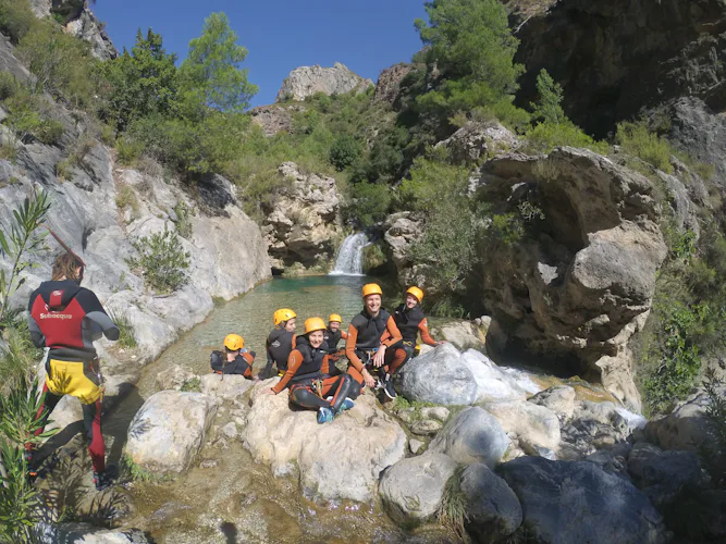 Canyoning day in Rio Verde, Granada