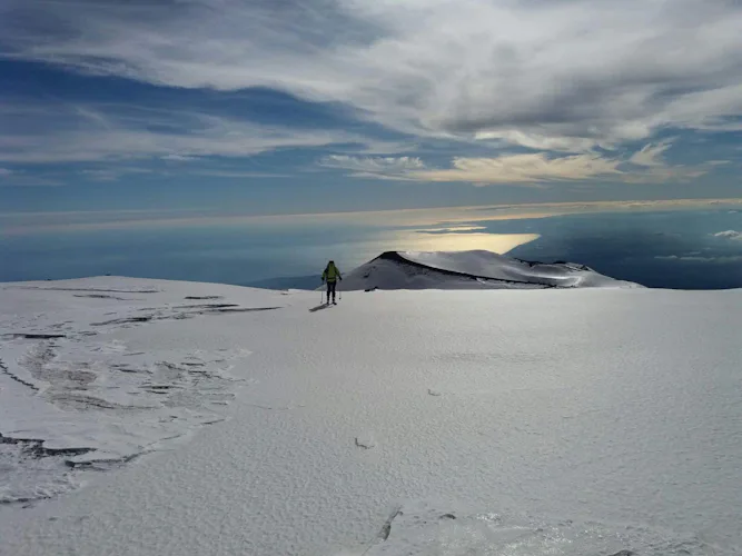 Guided ski touring Mount Etna
