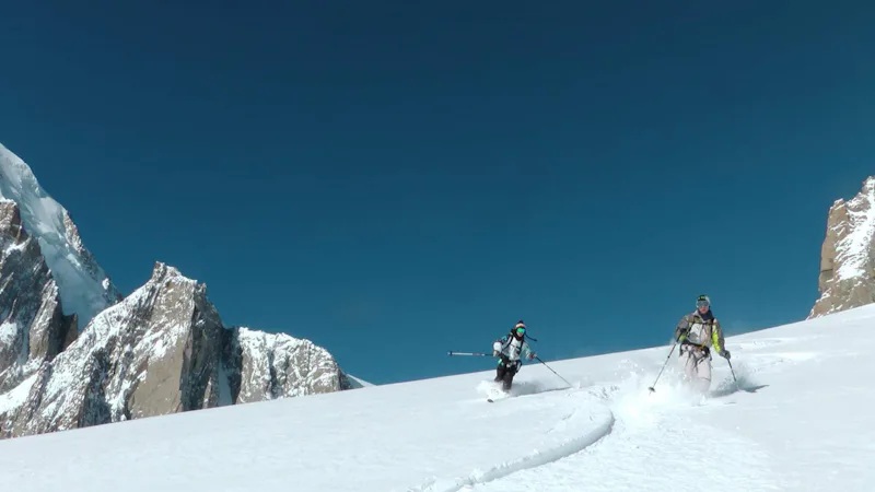 Freeride skiing weekend in Chamonix