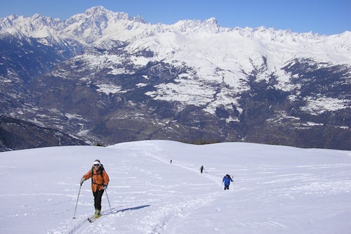 Courmayeur Guided off-piste, ski touring course