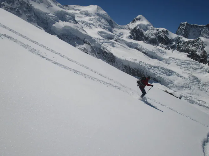 Monte Rosa ski touring trip, Pennine Alps