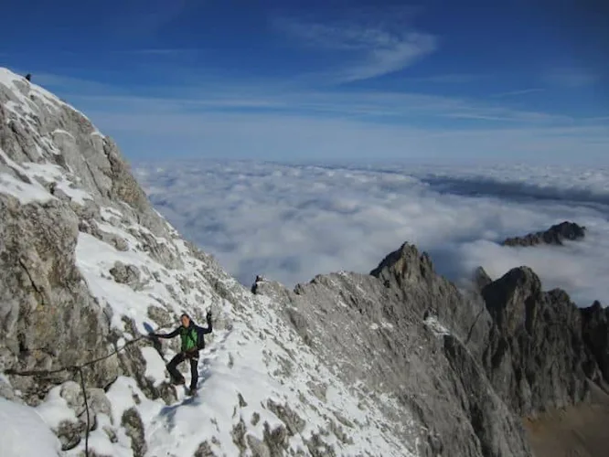 Zugspitze via Hollental guided via ferrata ascent
