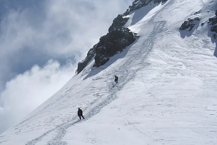 Mt Kazbek guided climbing ascent