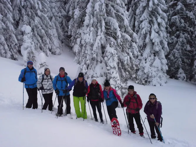 Saalbach Hinterglemm guided snowshoeing