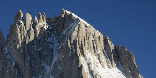 The Aguja Guillaumet guided alpine climbing