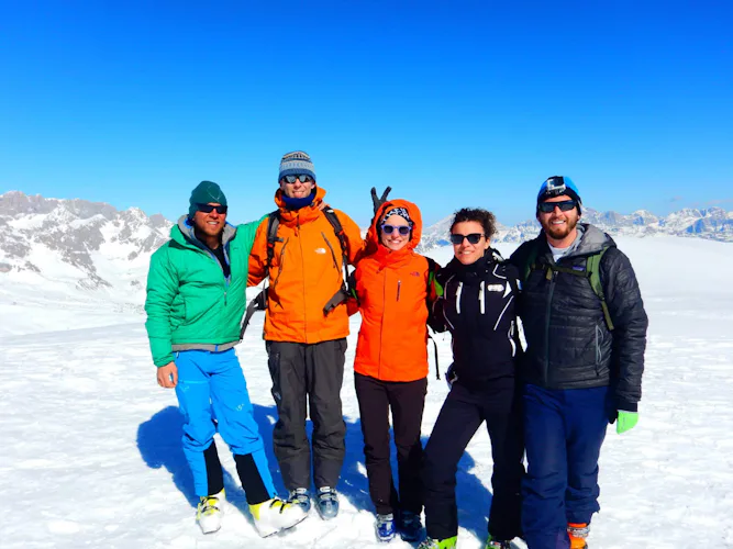 Tofana Di Rozes 1-day ski touring traverse