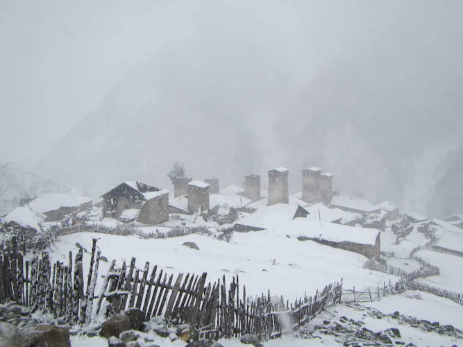 Mount Kazbek guided 11-day ski tour