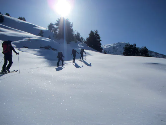 Ski de randonnée avec guide de 11 jours au mont Kazbek