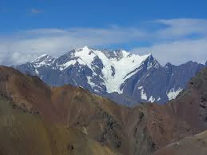 Nevado Juncal in Andes Range