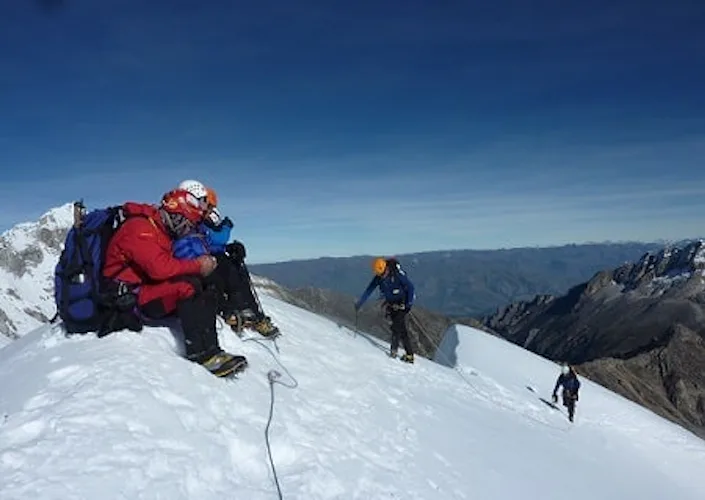 Climbing Nevado Ishinca