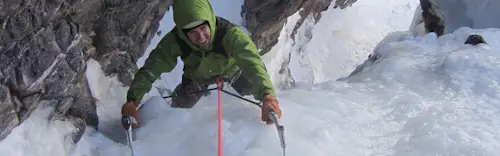 Introductory course of Ice Climbing in the Atlas