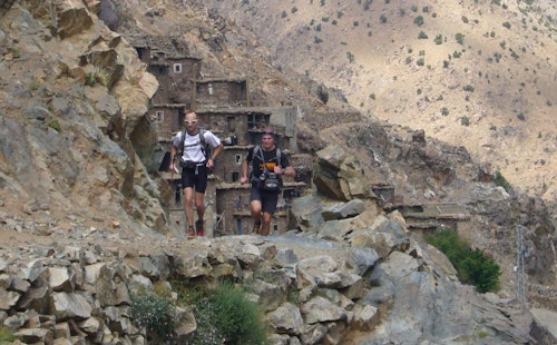 Guided trail running in the Atlas, Morocco