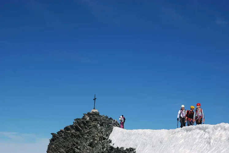 Summitting Allalinhorn