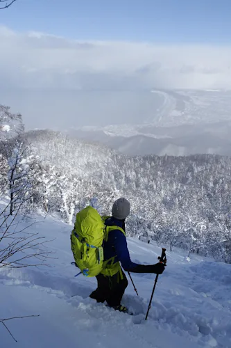 Ski Touring in Harukayama, Hokkaido