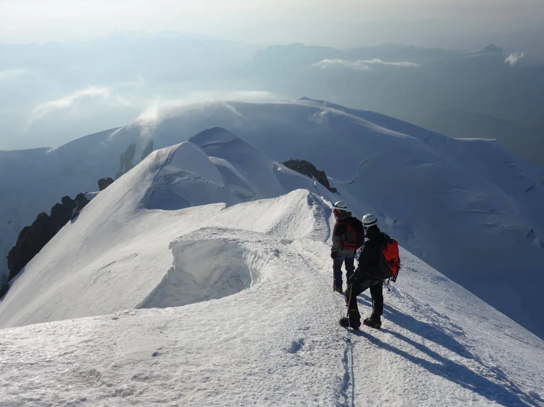 Mont Blanc climbing course