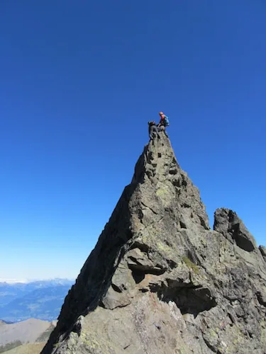 Guided climbing in Val d'Anniviers