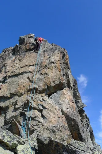 Perrons de Vallorcine climbing traverse