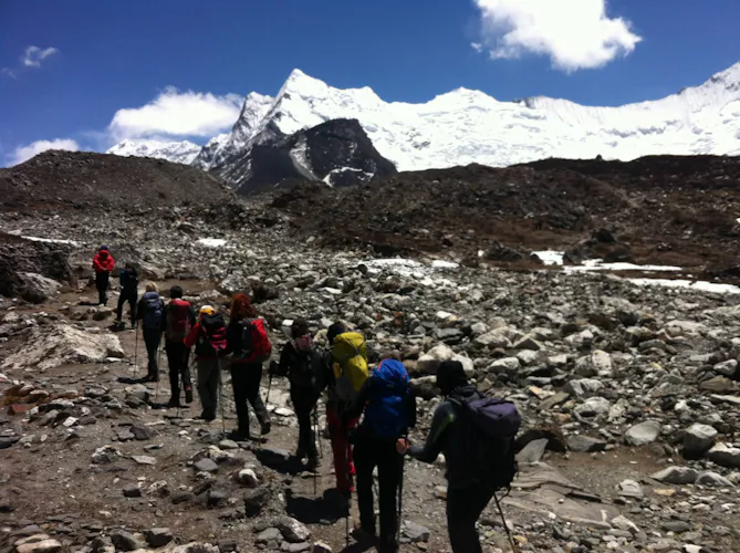 Trek guiado de los tres pasos del Everest
