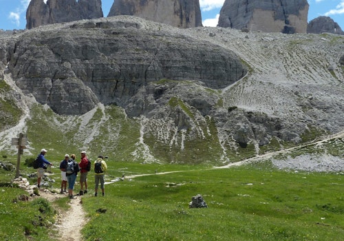 Dolomites hut to hut guided hiking tour