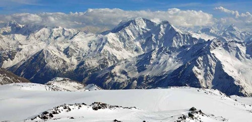 Tour de ski du Mont Elbrus en Russie