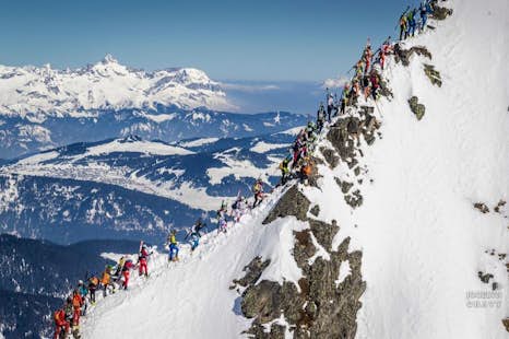Pierra Menta ski mountaineering training