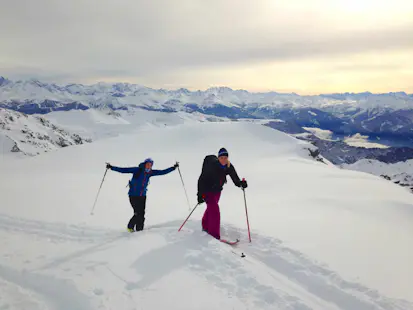 Learn the basics of ski touring in Beaufortain