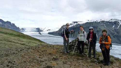 Hiking guided tour in the south of Iceland