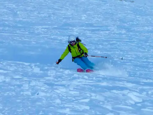 Esquí freeride en los Dolomitas