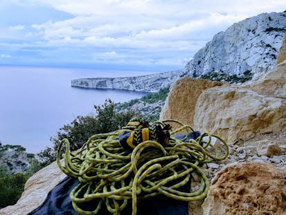 Rock climbing in les Calanques and Verdon