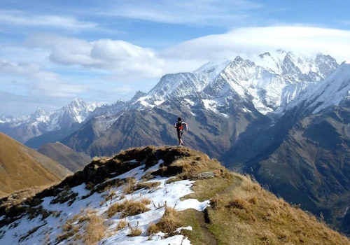 4-day trail running training in Saint Gervais