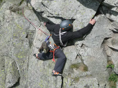 Rock climbing in the Vosges Natural Park