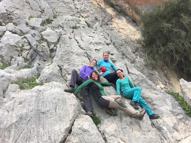 Rock climbing in "El Chorro" in Andalusia 3