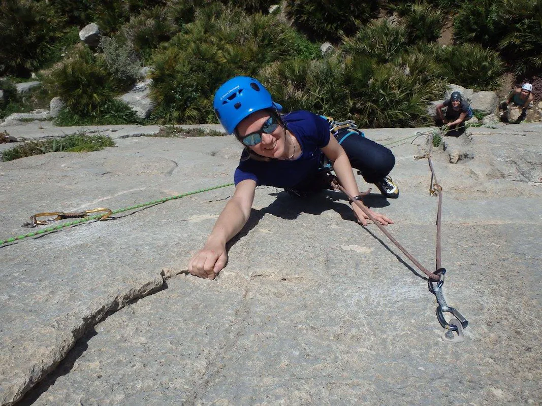 Rock climbing in "El Chorro" in Andalusia 5