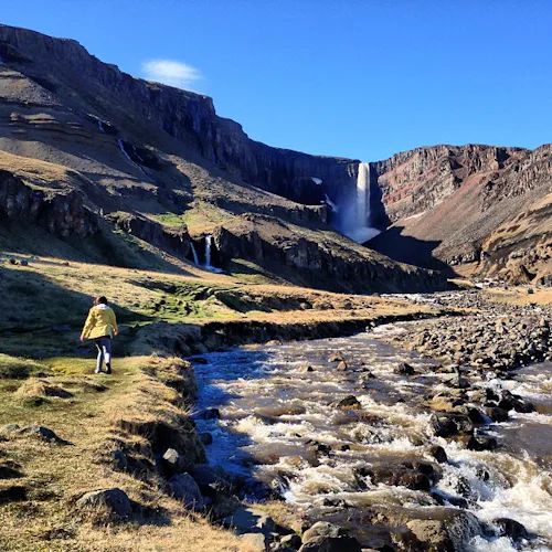 Trekking around Landmannalaugar, in Iceland