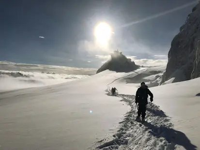 Travesía de un día en esquí de travesía Mont Blanc-Vallée Blanche
