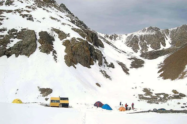 Altay mountains ski touring