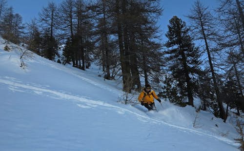 Ski touring in the Piemont